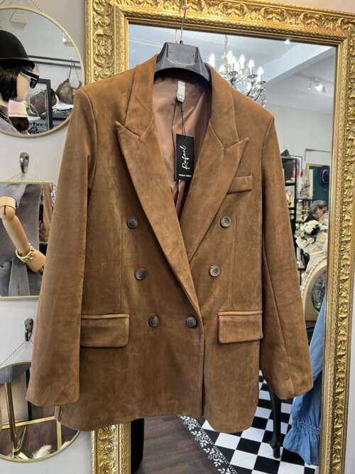 Blazer in Ecorenna doppiopetto