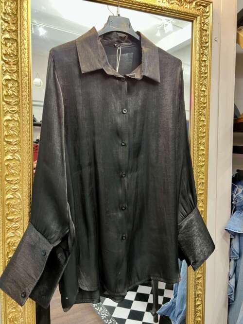 Camicia in Organza Nera