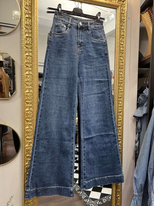 Jeans Palazzo tasca a filetto