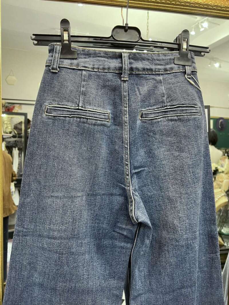 Jeans Palazzo tasca a filetto - immagine 3
