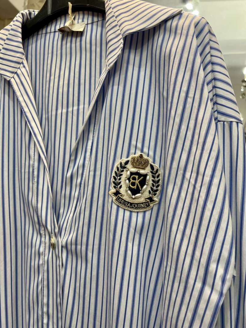 Camicia Bacchettata in Cotone - immagine 2