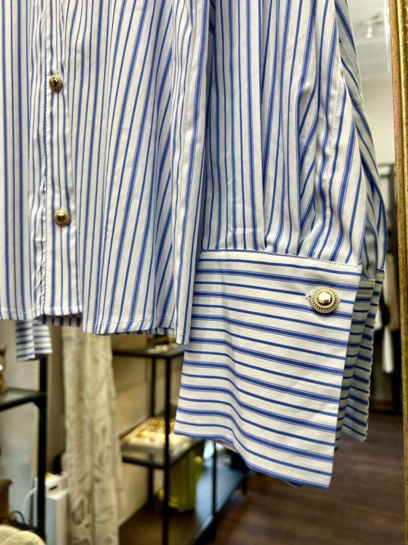 Camicia Bacchettata in Cotone - immagine 3