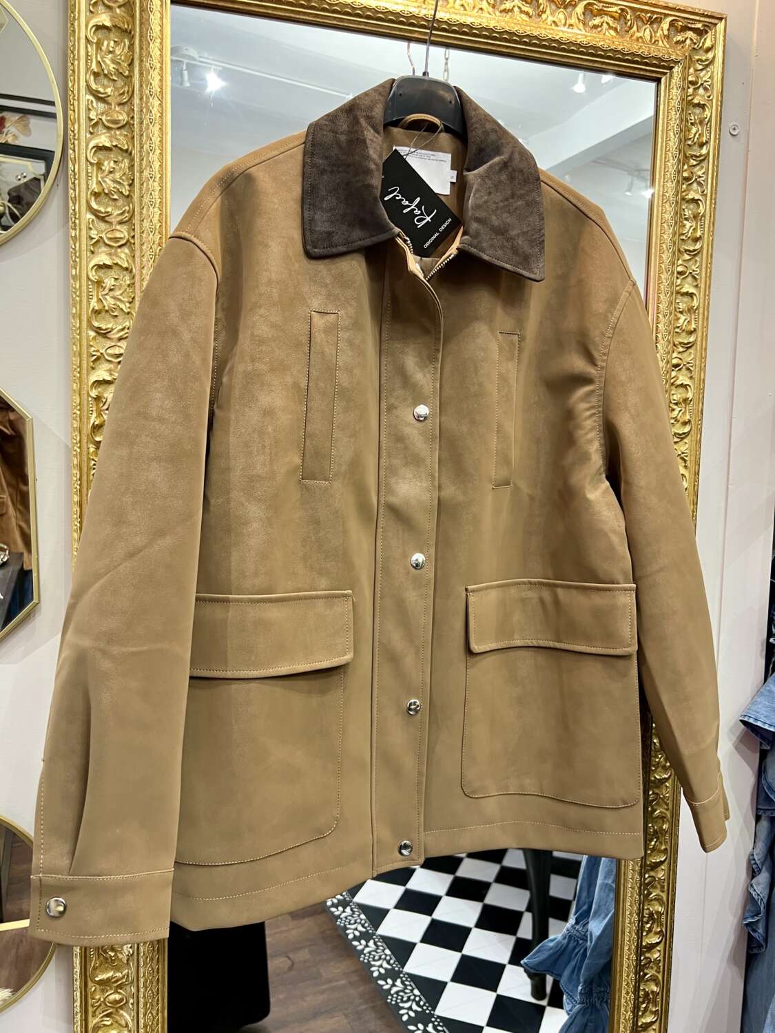 Giaccone effetto Camoscio