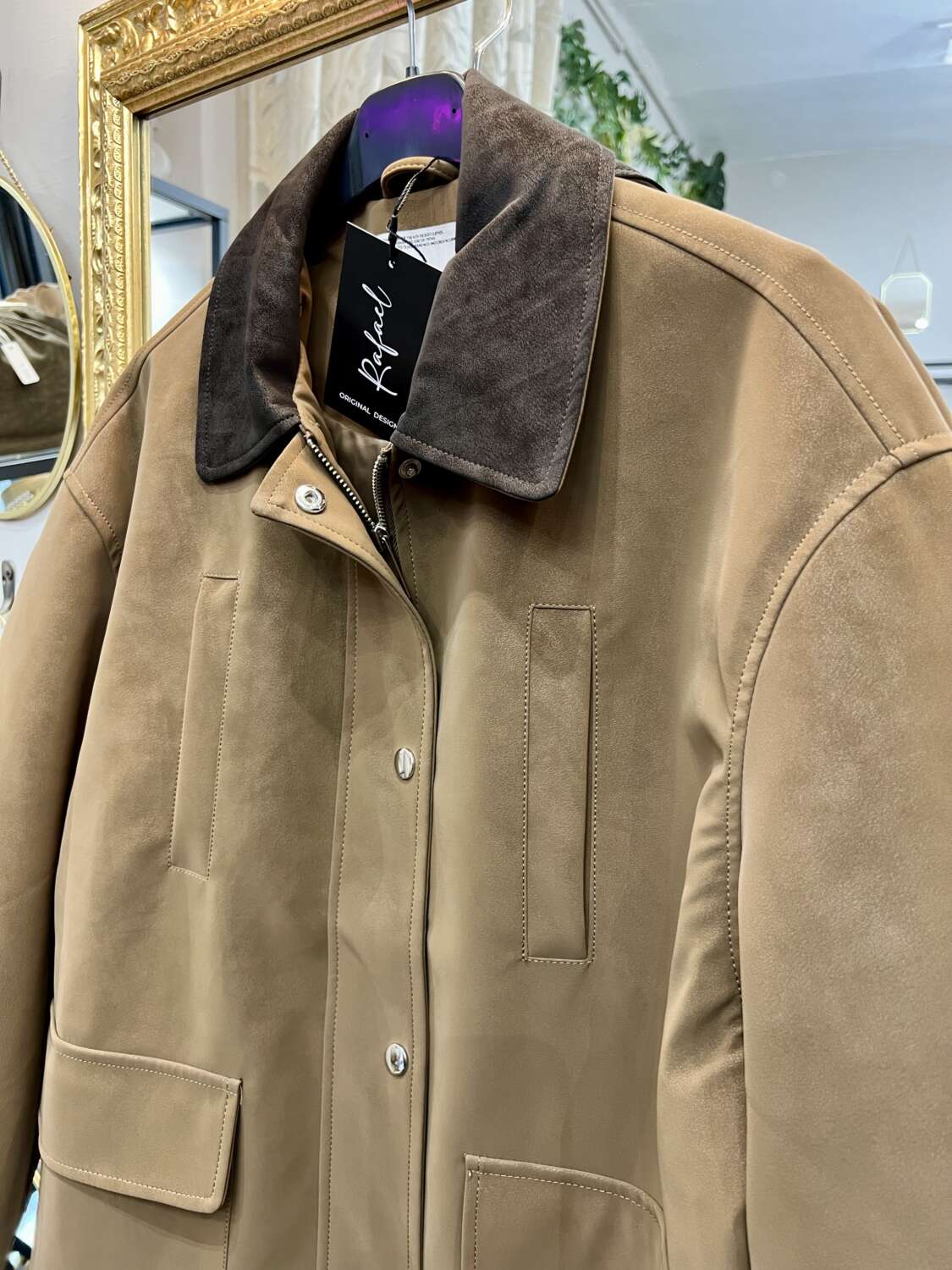 Giaccone effetto Camoscio - immagine 2