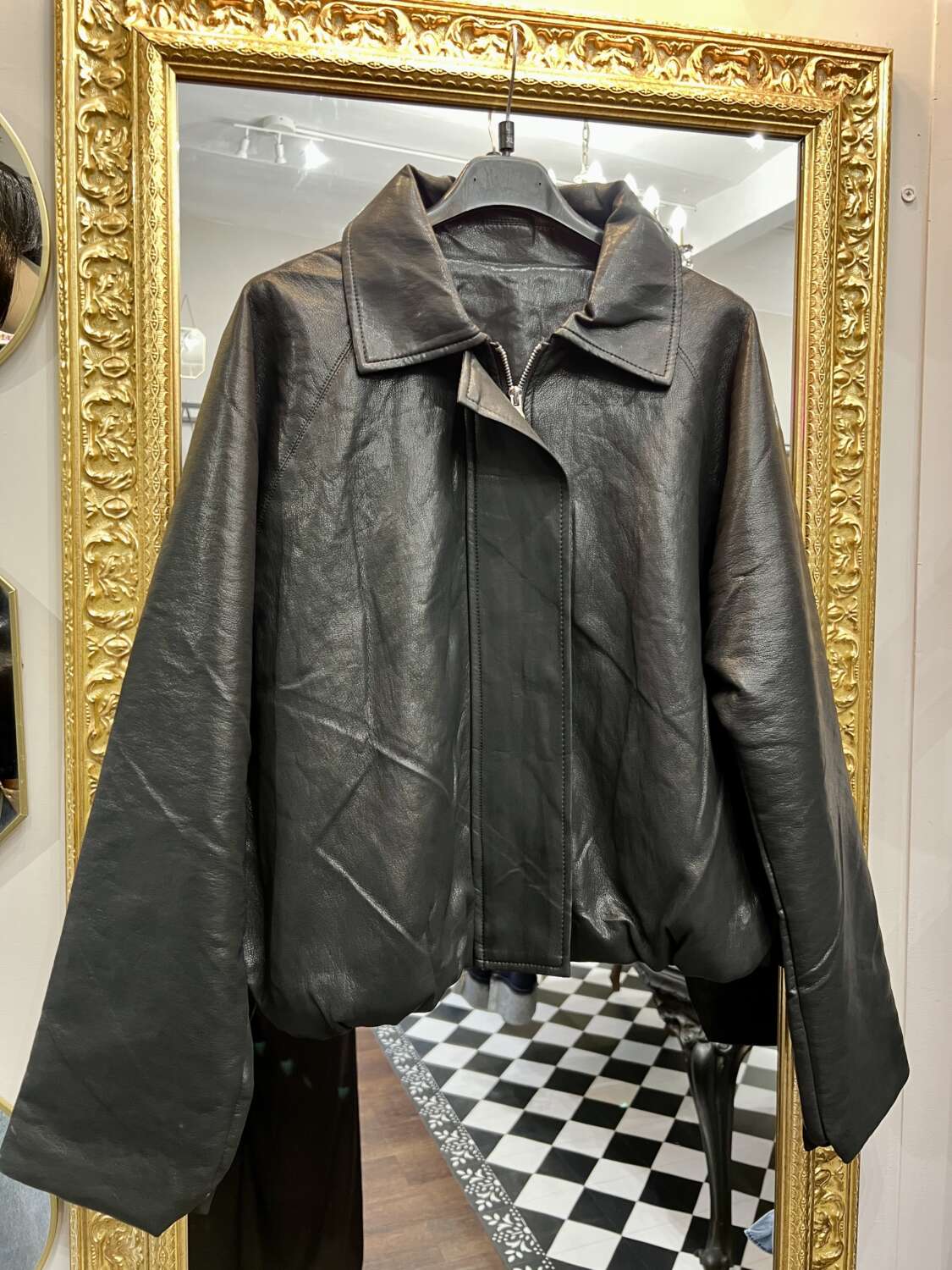 Bomber in ecopelle Imbottito