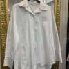 Camicia in cotone Oversize Bianca