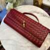Clutch Intrecciata Bordeaux