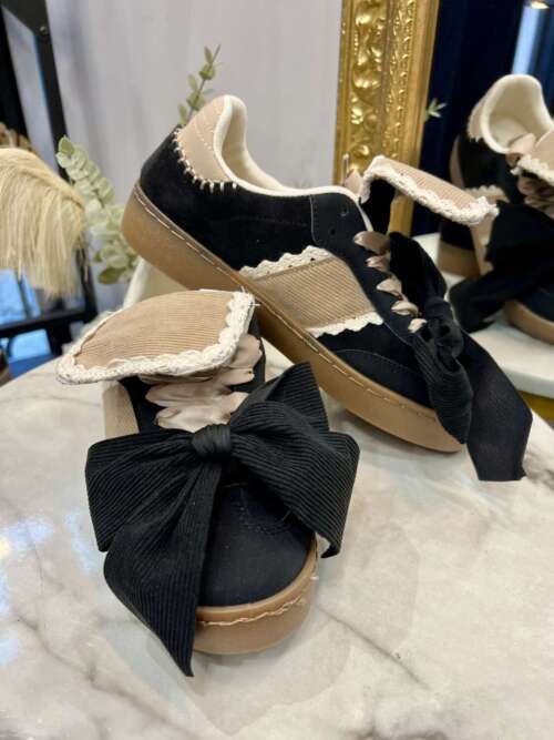 Sneakers Fiocco Nere