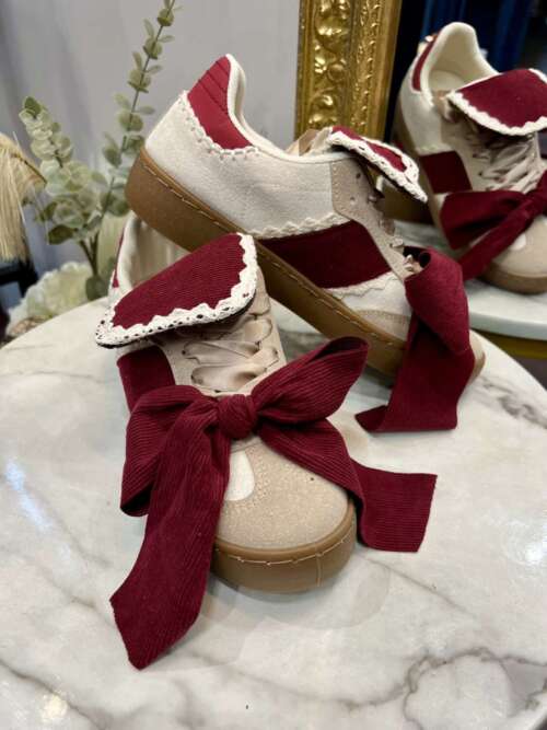 Sneakers Fiocco Bordeaux