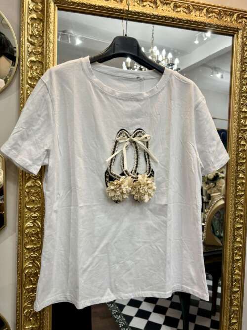Tshirt Ballerine Bianca