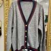 Cardigan College Grigio