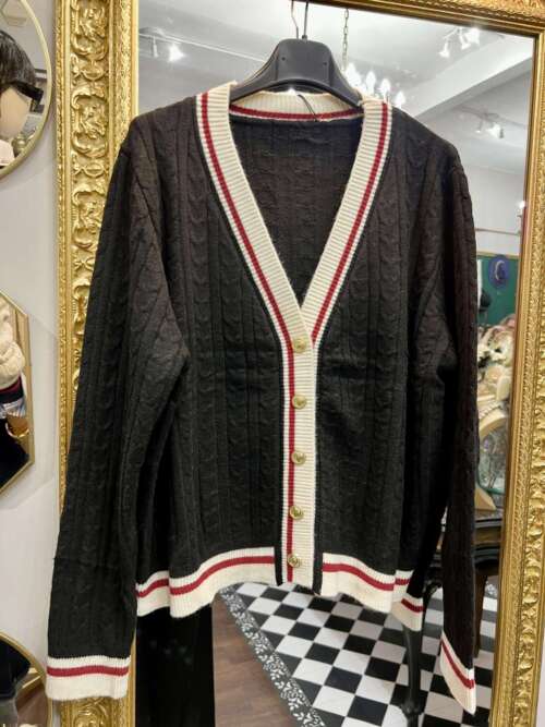 Cardigan College Nero