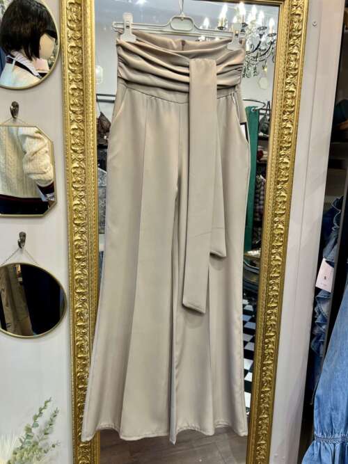 Pantaloni con Fusciacca Fango