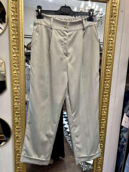 Pantaloni Gessati Oro