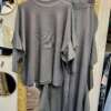 Coordinato in Maglia con Rouches Grigio