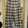 Pantaloni a Ovetto Check Grigio