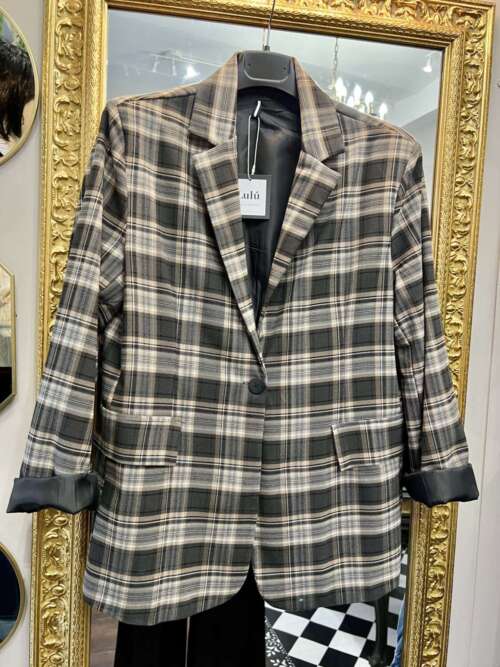Blazer Check Grigio