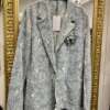 Blazer in Jeans Lavorato