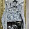 Giubbino in Jeans Pitonato