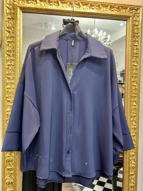 Alternative view of Coordinato Blusa e Pantapalazzo Blu
