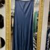 Gonna in Satin Blu