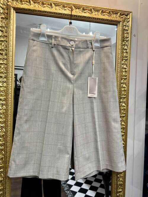 Bermuda check LIST Fango-Marrone