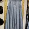 Pantaloni Doppia Pinces Gessati color Denim