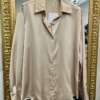 Camicia in Satin Champagne