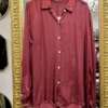 Camicia in Viscosa Bordeaux