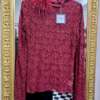 Maglia in Pizzo Bordeaux
