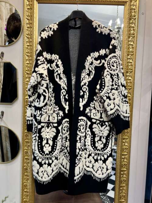 Cardigan Broccato