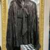 Camicia in Pizzo con fiocco Nera