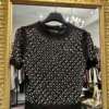 Maglia in Tulle con Perle e Strass