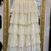 Gonna a Balze in Tulle Ricamato