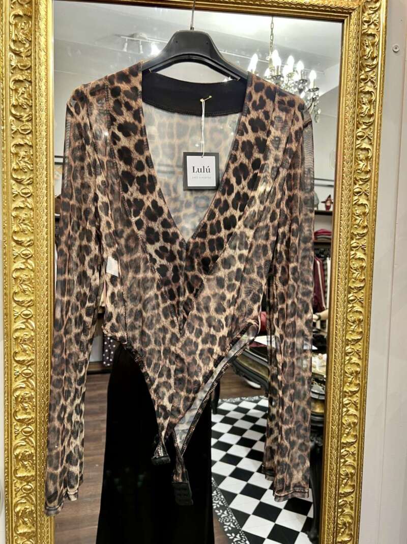 Body in Tulle Leopardato