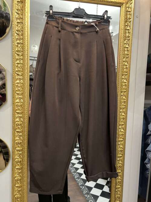 Pantaloni a Ovetto Cioccolato