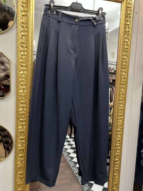 Pantaloni a Ovetto Blu