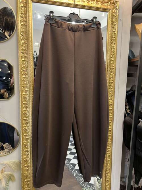 Pantaloni ovetto neoprene Marroni